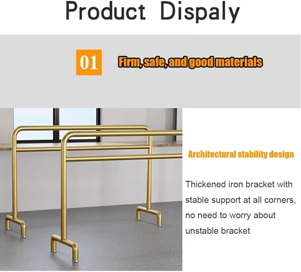 Ballet Barre Simple Black Metal Ballet Barre, The Double-Layer Leg Compression Bar is Suitable for Stretching Adults and Children, 1m/3.3FT