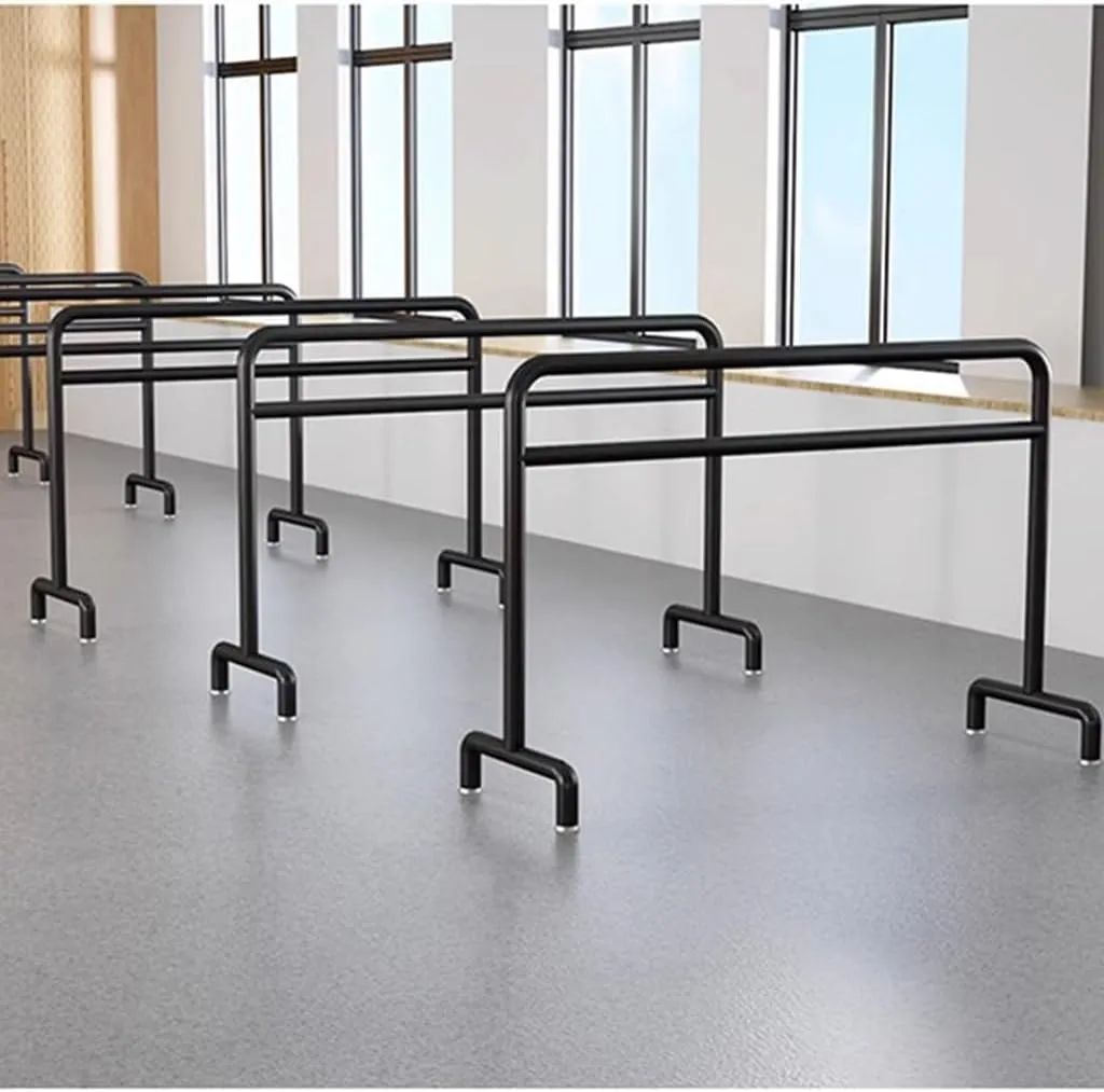 Ballet Barre Simple Black Metal Ballet Barre, The Double-Layer Leg Compression Bar is Suitable for Stretching Adults and Children, 1m/3.3FT
