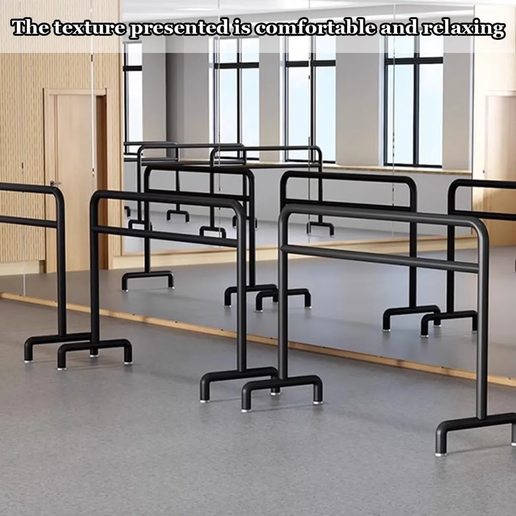 Ballet Barre Simple Black Metal Ballet Barre, The Double-Layer Leg Compression Bar is Suitable for Stretching Adults and Children, 1m/3.3FT