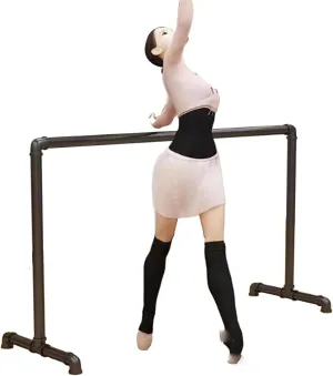 Ballet Barre,Portable Home Freestanding Height Adjustable 80-115cm Home Dance Pole, Stretching Dance Bar Ballet Equipment (Black 150x60x100cm)