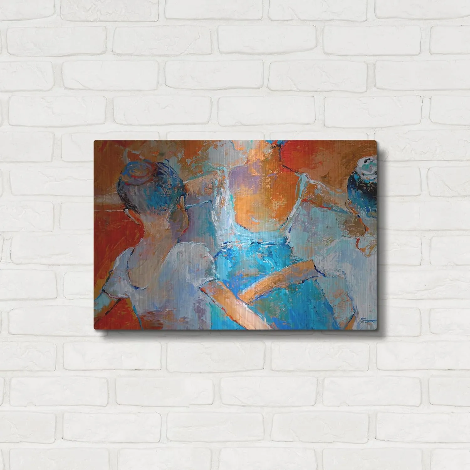 'Ballet Class' by Richard Wallich, Metal Wall Art, 24"x16"