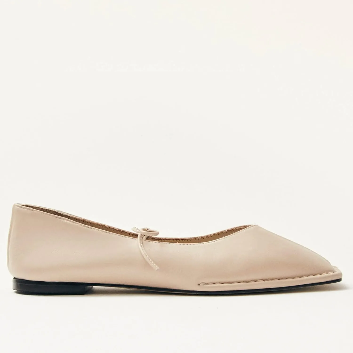 Ballet Flats for Women Lace Up Square Toe Mary Jane Flats Cute Bow Mesh Ballerina Flat Shoes