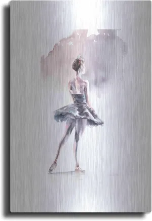 'Ballet I White Border' by Alan Majchrowicz, Metal Wall Art, 16"x24"