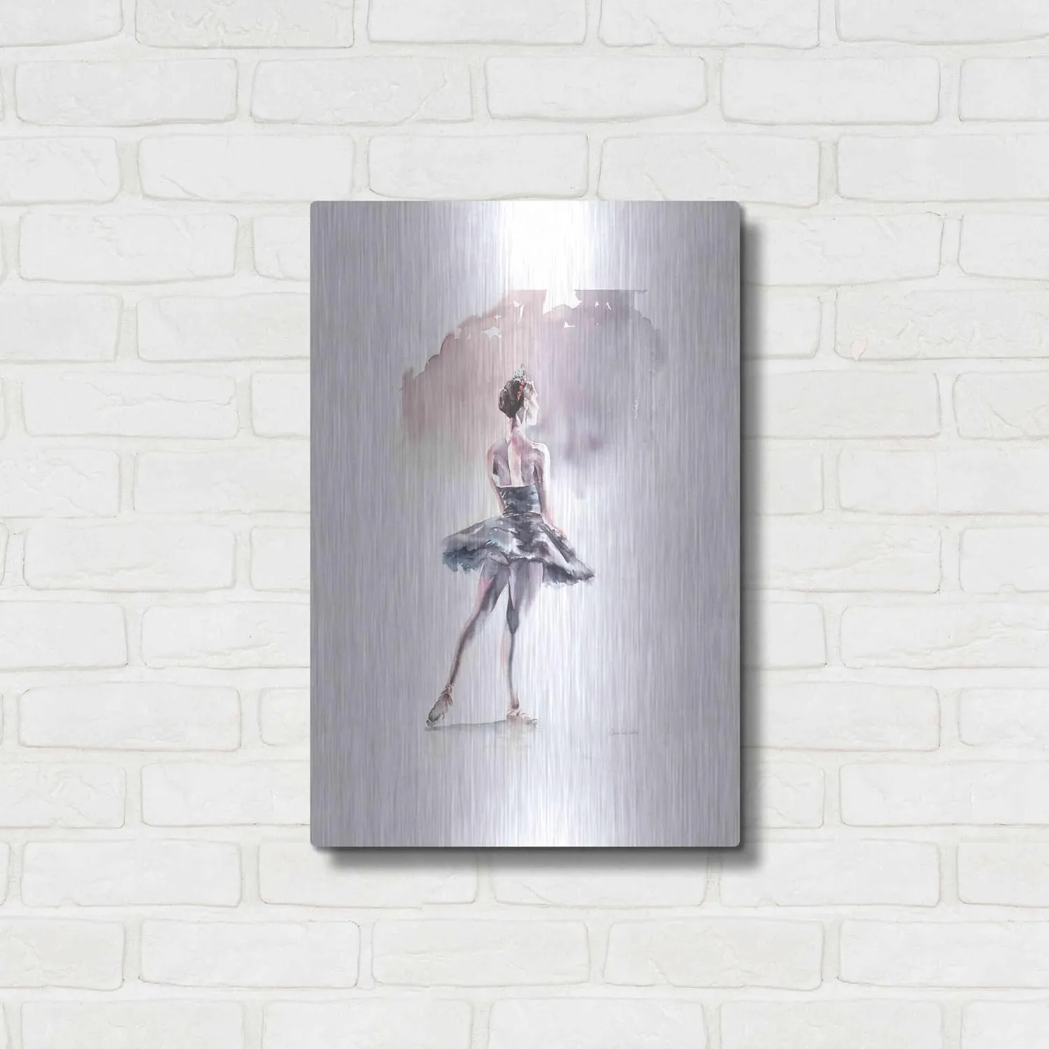 'Ballet I White Border' by Alan Majchrowicz, Metal Wall Art, 16"x24"