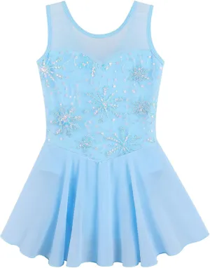 BAOHULU Toddlers Dancing Cosplay Tutu Ballet Leotard for Girls 3-12 Years