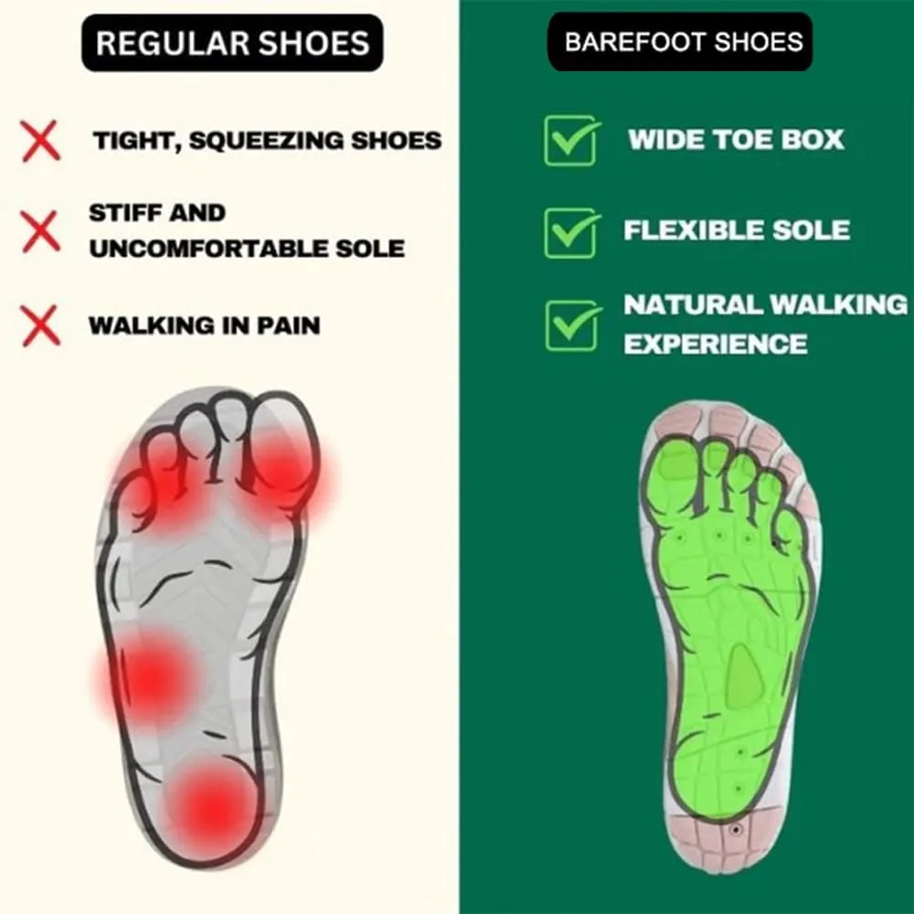 Barefoot Shoes Women Men, Hike Waterproof Trail Running Healthy & Non-Slip Outdoor Breathable Wide Shoes