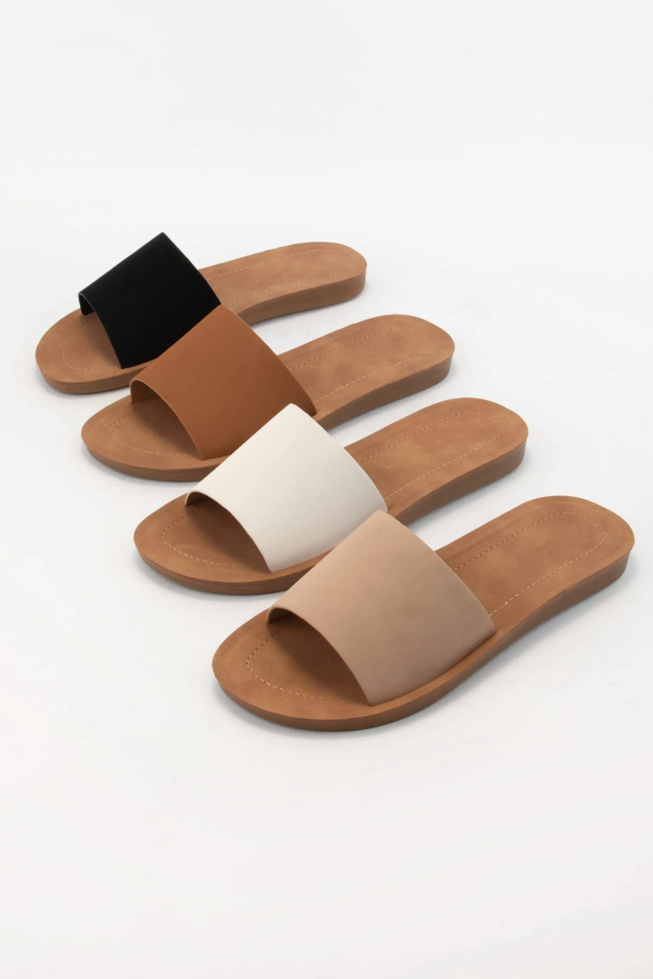 Basic Bold Upper Flexible Sole Slide