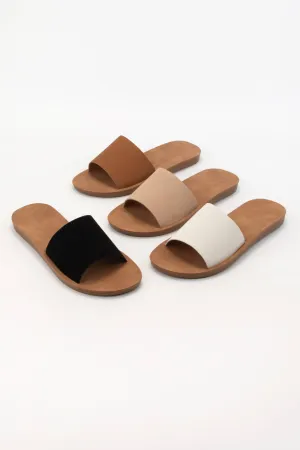 Basic Bold Upper Flexible Sole Slide