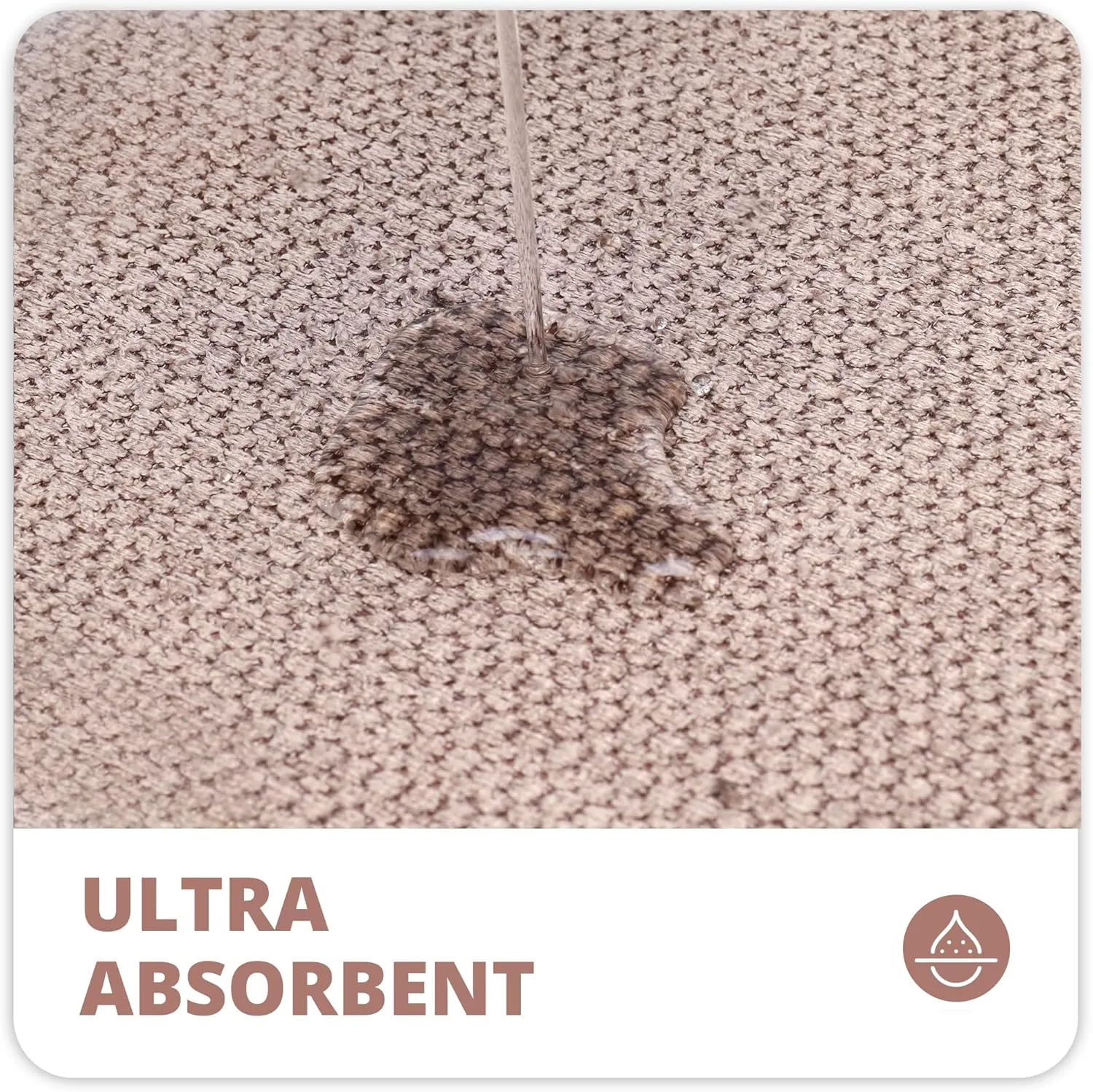 Bath Mat,Ultra Thin Bathroom Rugs,Rubber Bath Mats for Bathroom,Quick Dry,Non-Slip,Machine Washable,Fit Under Door,Super Absorbent Bath Rugs Floor,Shower Outside,Sink.(Beige,20''x32'')