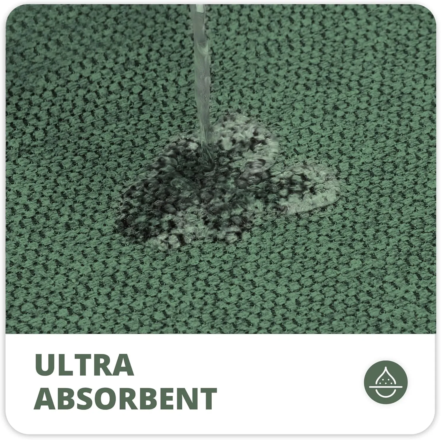 Bath Mat,Ultra Thin Bathroom Rugs,Rubber Bath Mats for Bathroom,Quick Dry,Non-Slip,Machine Washable,Fit Under Door,Super Absorbent Bath Rugs Floor,Shower Outside,Sink.(Green,17''x27'')