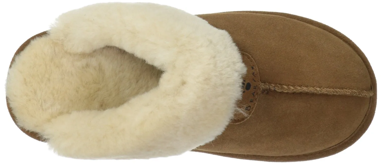 BEARPAW WOMEN'S LOKI MULE, HICKORY SLIPPERS SHOES