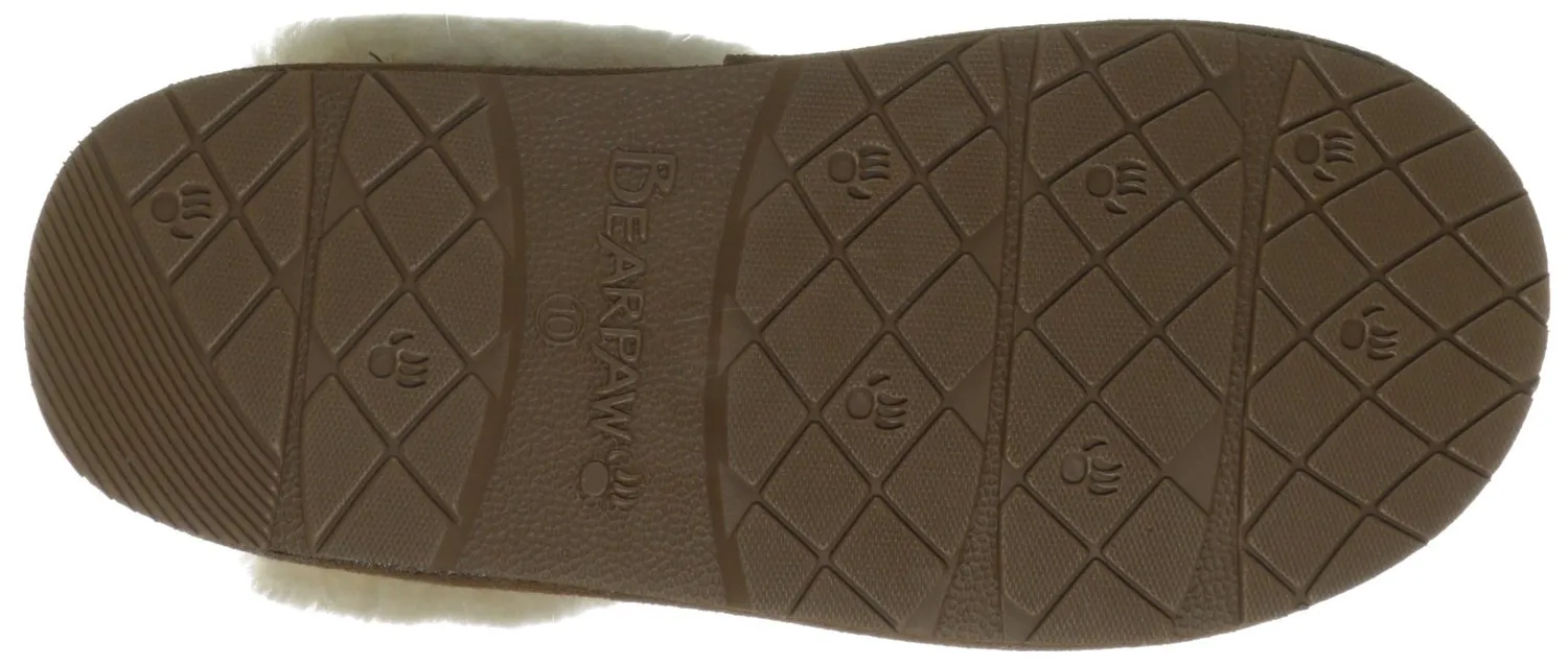BEARPAW WOMEN'S LOKI MULE, HICKORY SLIPPERS SHOES