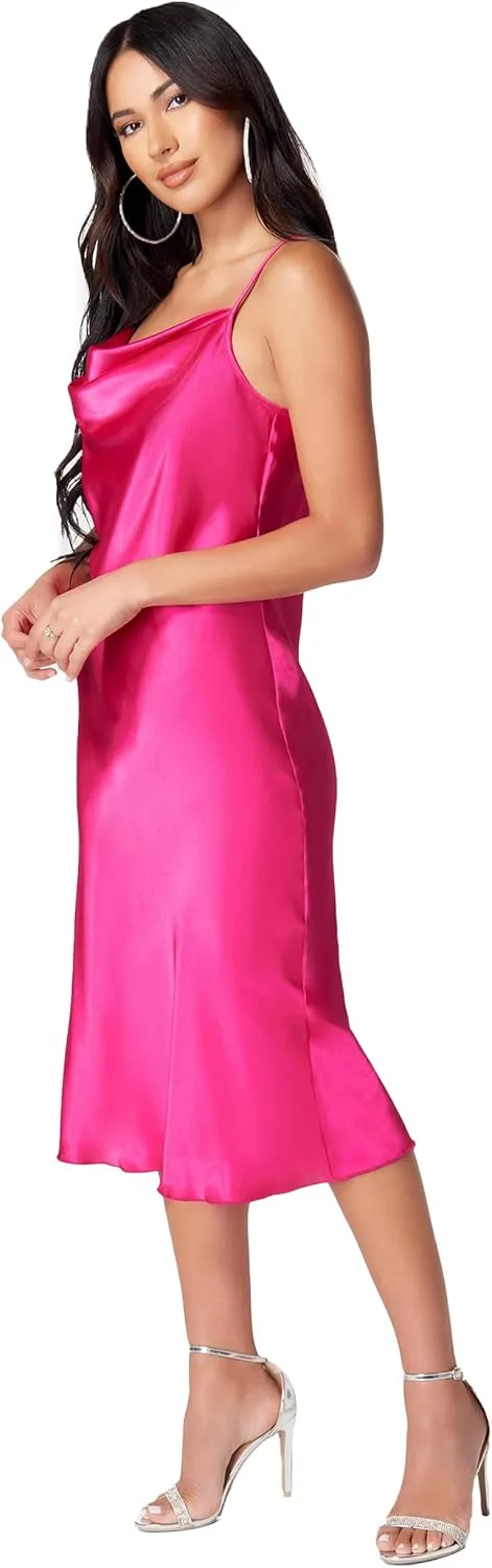 bebe Satin Slip Dress