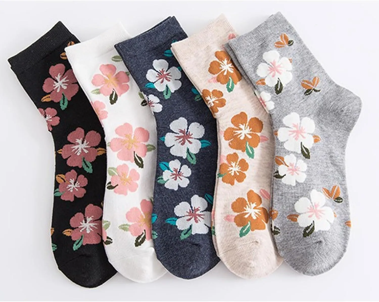 Benefeet Sox Cute Crew Socks Women Girls Fun Novelty Patterned Cotton Casual Socks Athletic High Ankle Sock