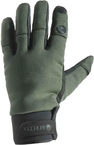 Beretta Men's Big Game Upland Waterfowl Hunting Polartec Touch Screen Anti Slip Watershield Gloves