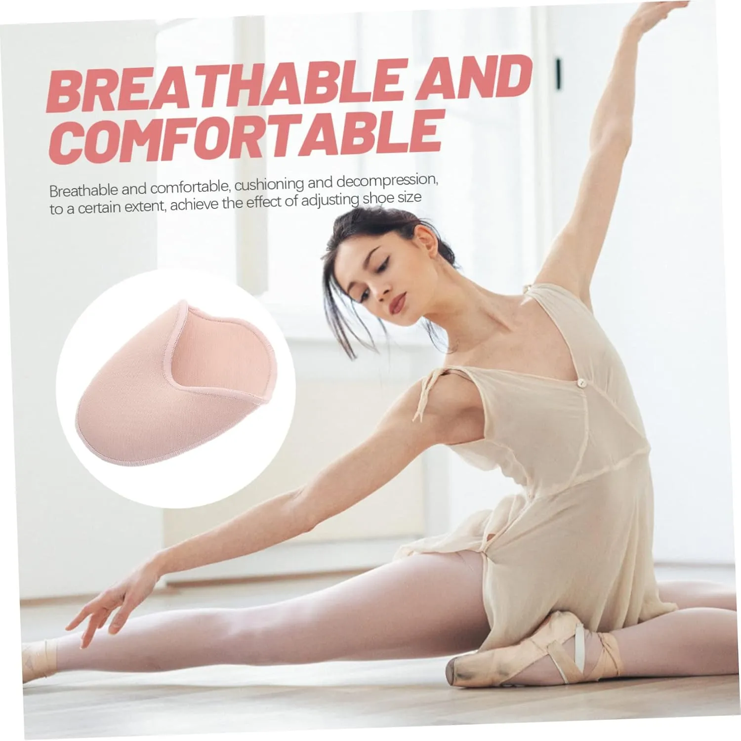 BESPORTBLE Ballet Pointe Men Nail Crease Toe Separator Foot Patches Heeled Ankle Rubbing Feet Care Pads Support Dr