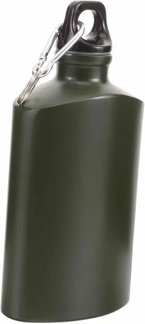 BESPORTBLE Travel Camping Aluminum Water Flat Design Portable Hiking Canteen Outdoor Water Bottle