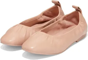 Best-selling deal Slip Leather Flats Cole On York Haan Soft Nude Toe Flexible Big savings event Ballet Pointed