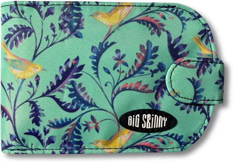 Big Skinny Women's Taxicat Bi-Fold Slim Wallet, Holds Up to 25 Cards