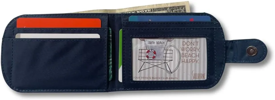 Big Skinny Women's Taxicat Bi-Fold Slim Wallet, Holds Up to 25 Cards