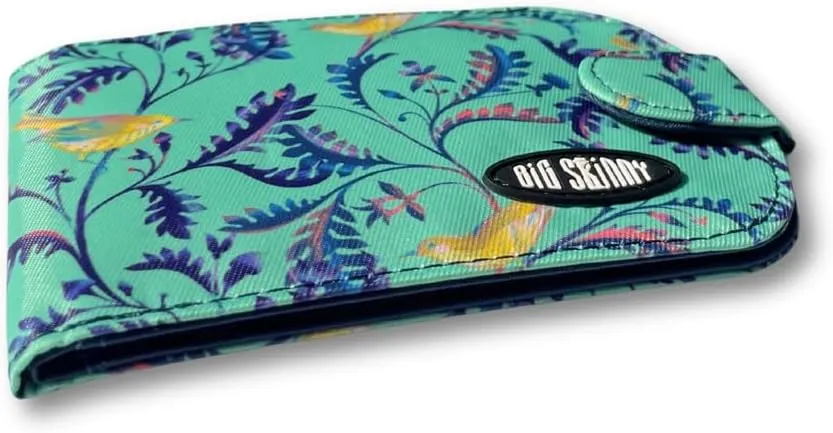 Big Skinny Women's Taxicat Bi-Fold Slim Wallet, Holds Up to 25 Cards