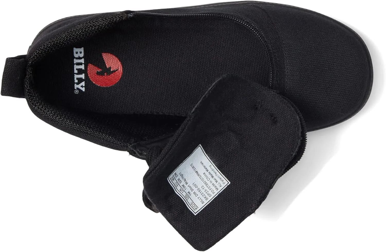 BILLY Footwear Kids DR Short Wrap High II (Little Kid/Big Kid) - Sneakers for Kids - Canvas Upper - Round Toe
