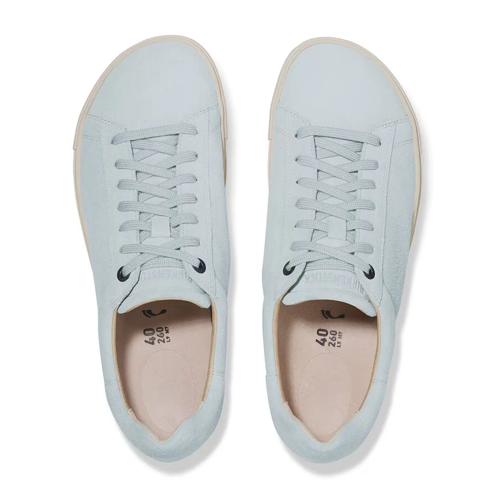 Birkenstock Bend Narrow Sneaker (Women) - Baby Blue Suede
