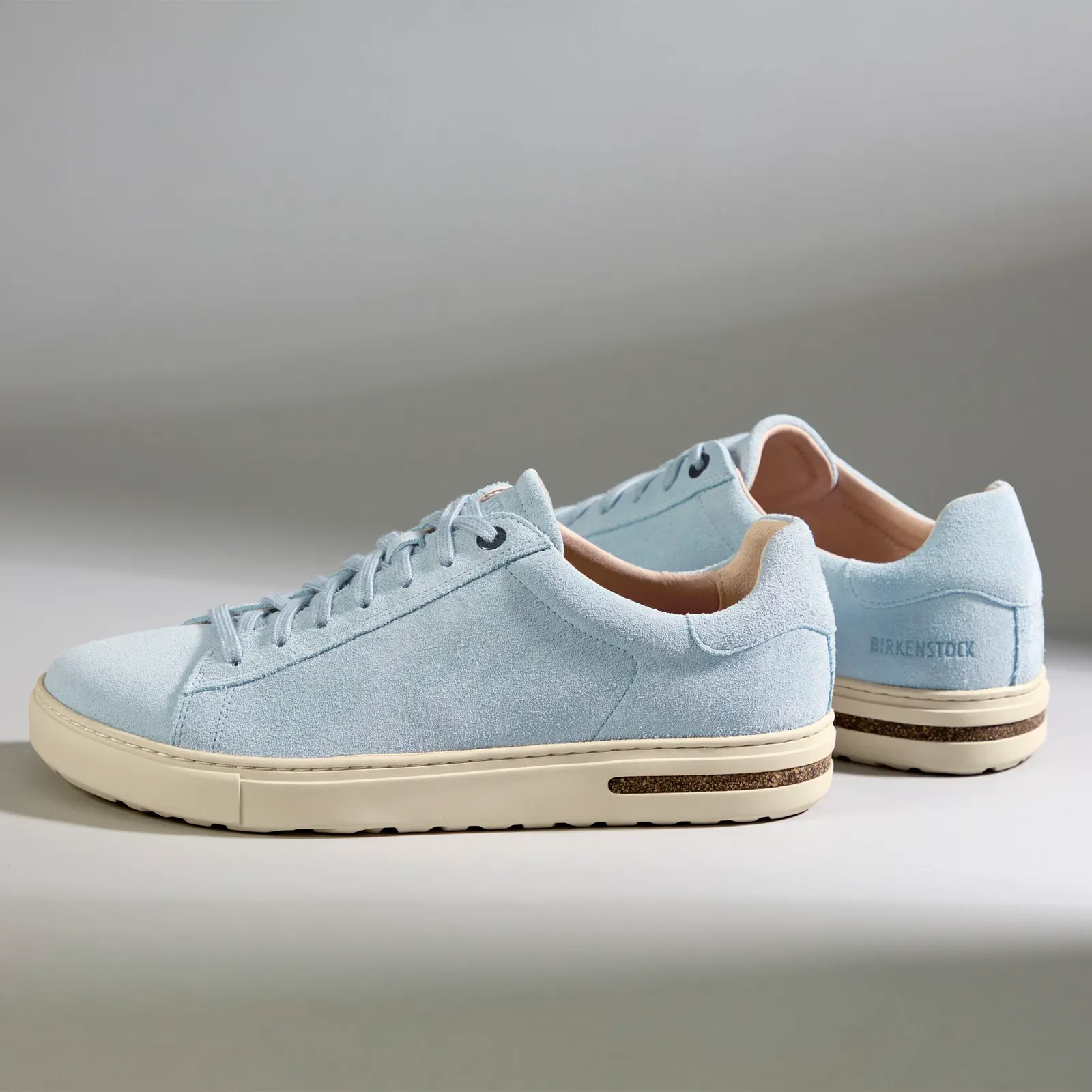 Birkenstock Bend Narrow Sneaker (Women) - Baby Blue Suede
