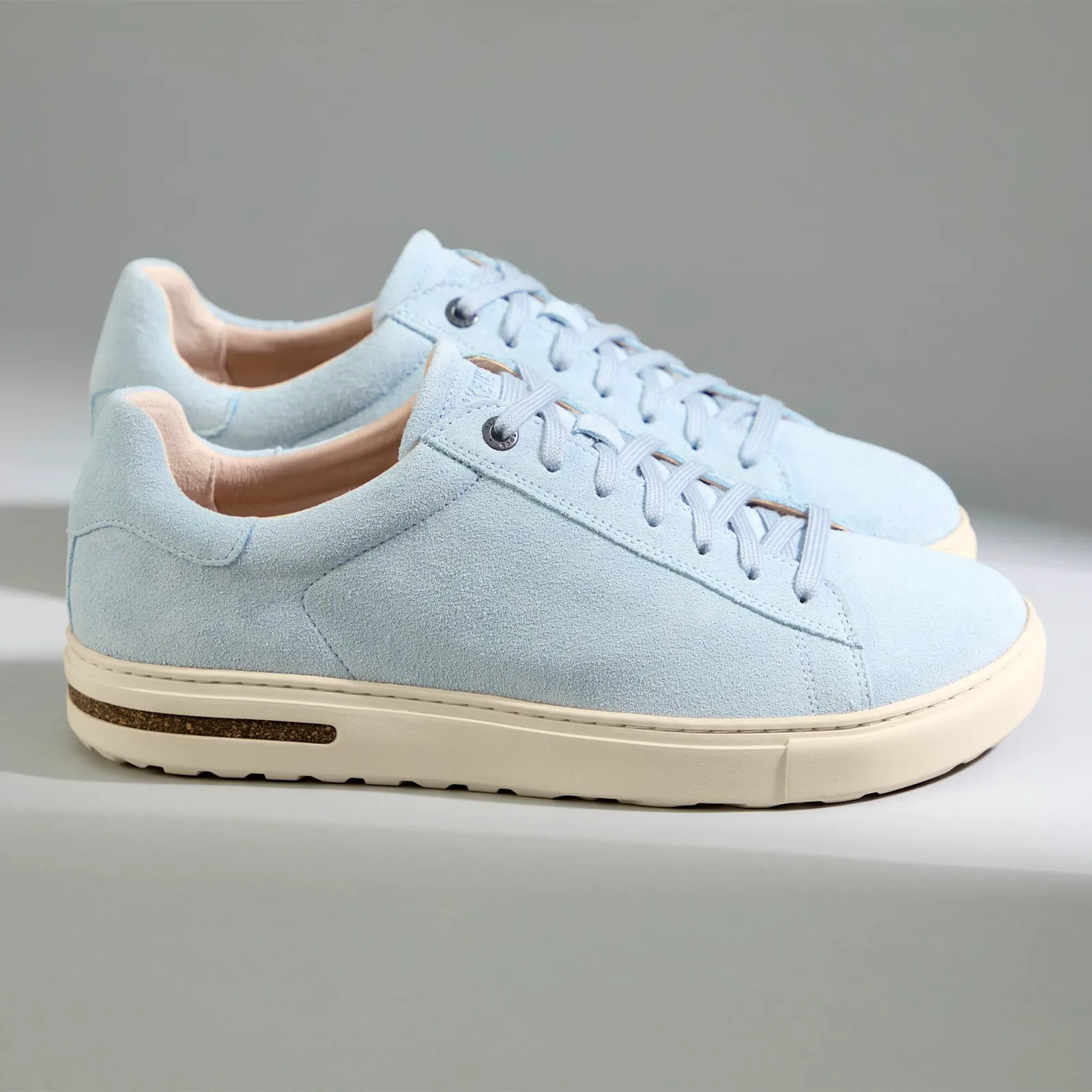 Birkenstock Bend Narrow Sneaker (Women) - Baby Blue Suede