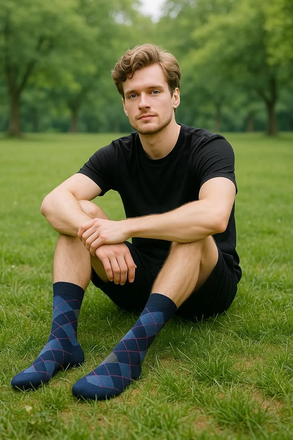 BISOUSOX Merino Wool Socks for Men, Smart Wool Socks Mens Thin Warm Black Dress Crew Long Tube Boot Socks Size 9-12
