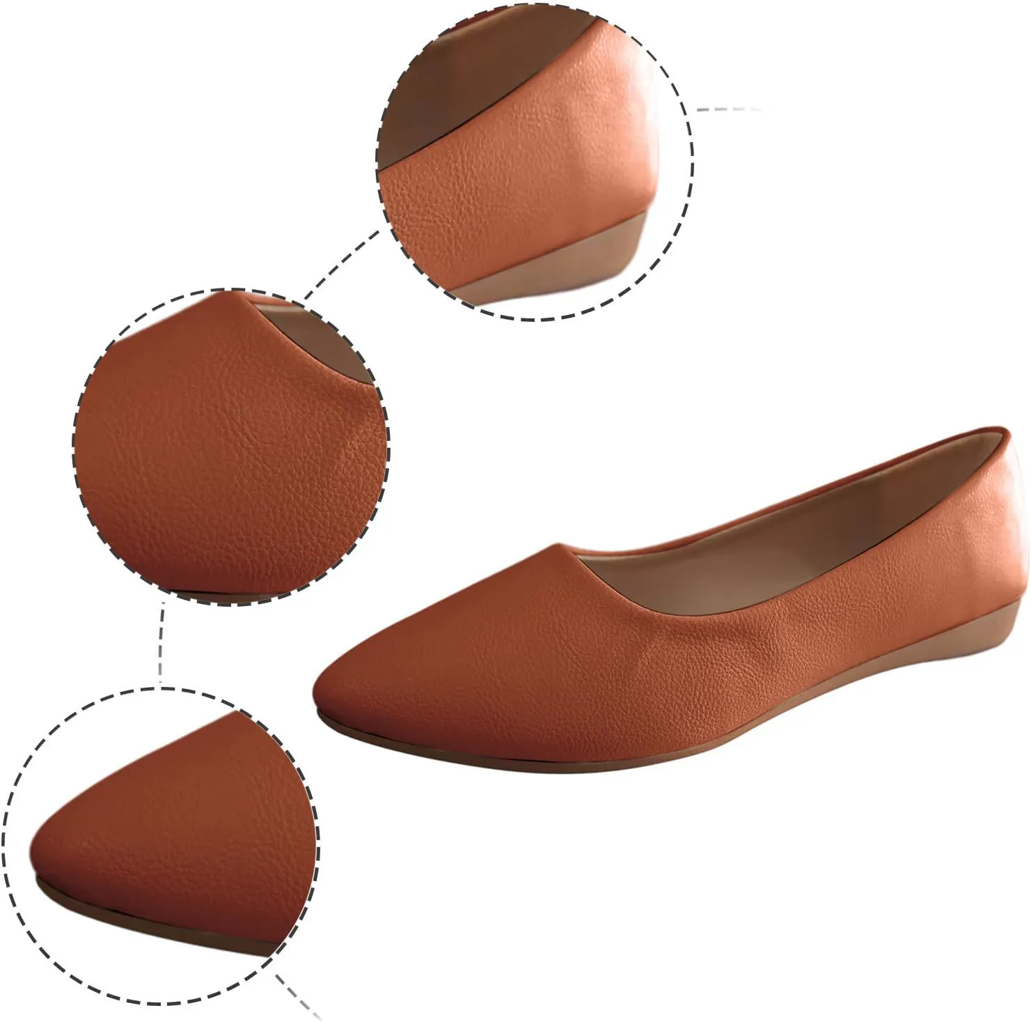 Black Flats for Women Ladies Slip on Shoes Ballet Dressy Work Flats Simple Pure Colour Low Heel Flat Bottom Ballet Dressy Work Flats Loafers