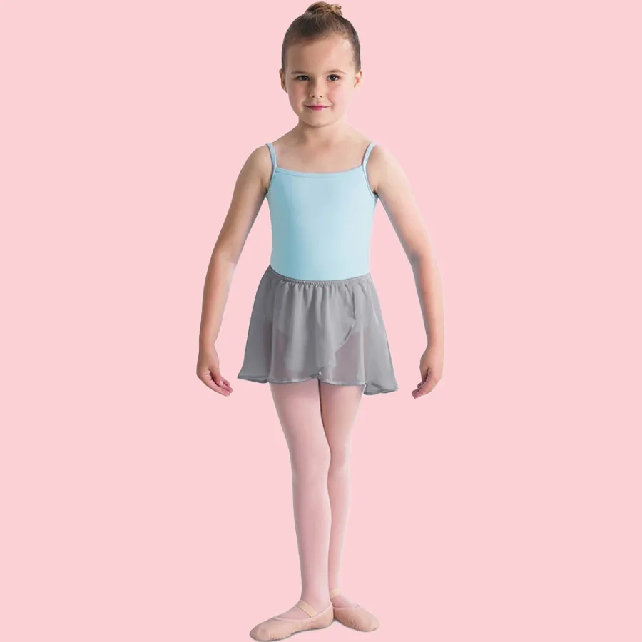 BLOCH BARRE CROSS OVER GREY BALLET SKIRT