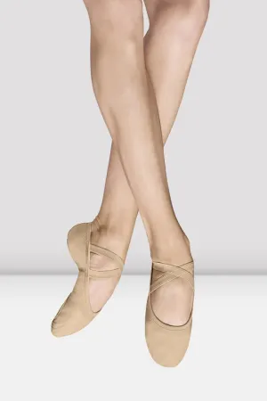 Bloch S0284L Performa Canvas Split-Sole Adult Ballet Shoe - Sand