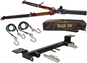 Blue Ox Ascent BX4370 Tow Bar & Baseplate BX1126 Combo (Including Wiring) Fits 2007-2018 Jeep Wrangler/Wrangler Unlimited (JK) (All Models W/Standard Bumper) (No JL)
