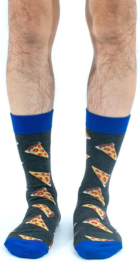 BONANGEL Fun Socks, Cool Cute Food Graphic Animal Novelty Crazy Funny Crew Dress Socks for Men