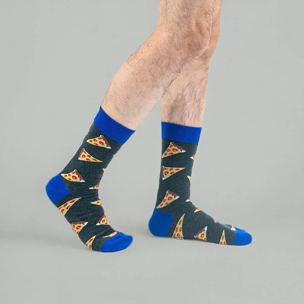 BONANGEL Fun Socks, Cool Cute Food Graphic Animal Novelty Crazy Funny Crew Dress Socks for Men