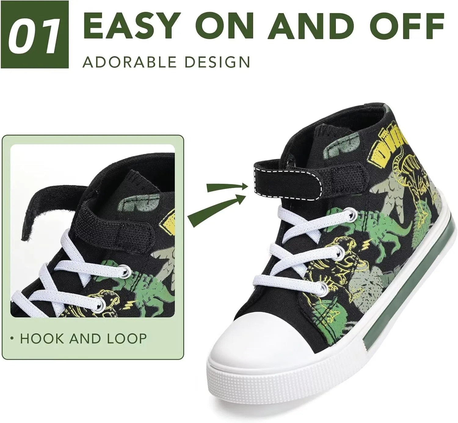 Boys Girls Light Up Sneakers Toddler Canvas High Top Fashion Sneaker Kids Casual Walking Shoes