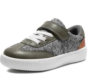Boys Sneaker Fashion Lace Up Lightweight Fashion Sneakers Breathable Color Block Hook and Loop Little/Big Kids Shoes