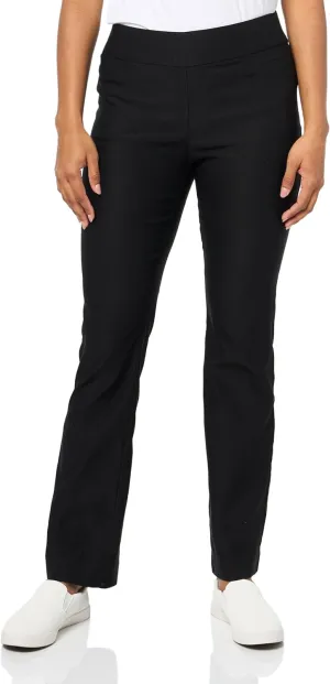 Briggs New York Women's Pull on Bootcut Magic Pant
