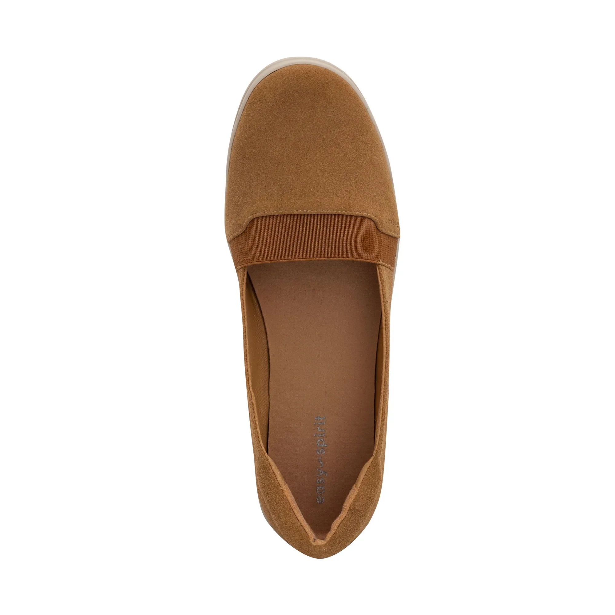 Brown Easy Round Slip Bounce Flats Ballet On Suede Modern Spirit Reliable customer support Light Toe Medium Ultra