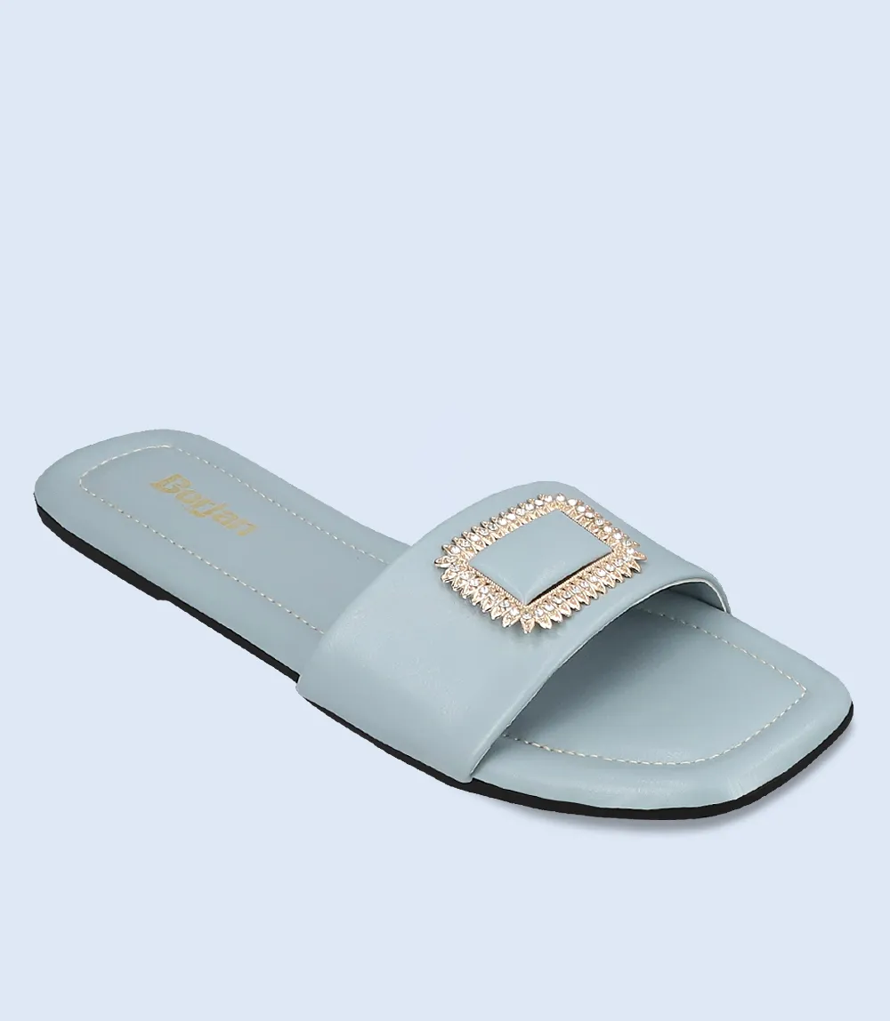 BW6668-LIGHT BLUE-Women Slipper