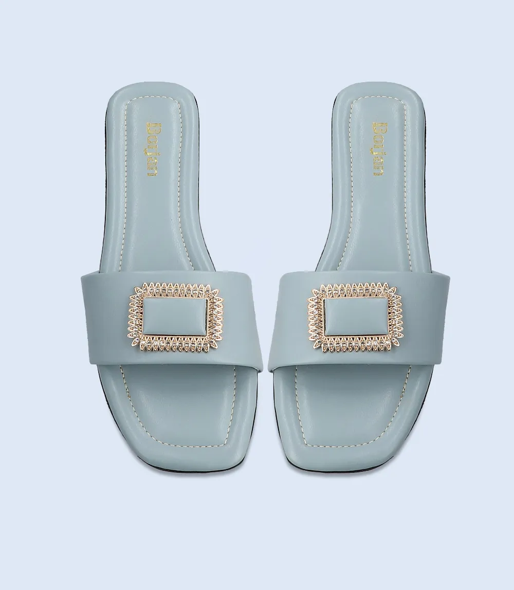 BW6668-LIGHT BLUE-Women Slipper