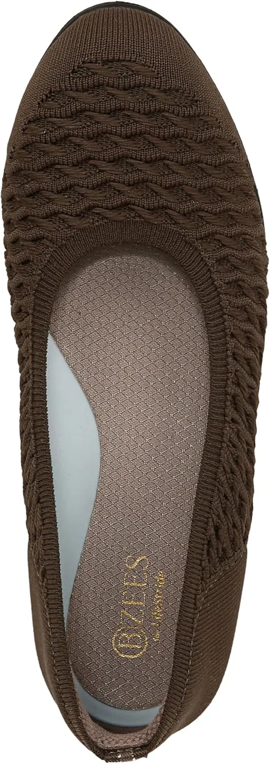 BZees Women's Khloe Comfort Ballet Flat