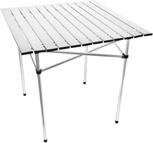 Camp Table Outdoor Camping Table Aluminum Folding BBQ Table for 4-6 People Adjustable Tables Portable Lightweight Simple Rain-Proof Desk
