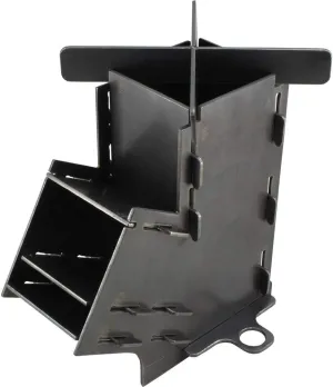 Camping Survivalist Prepper Flat Pack Mini Rocket Stove