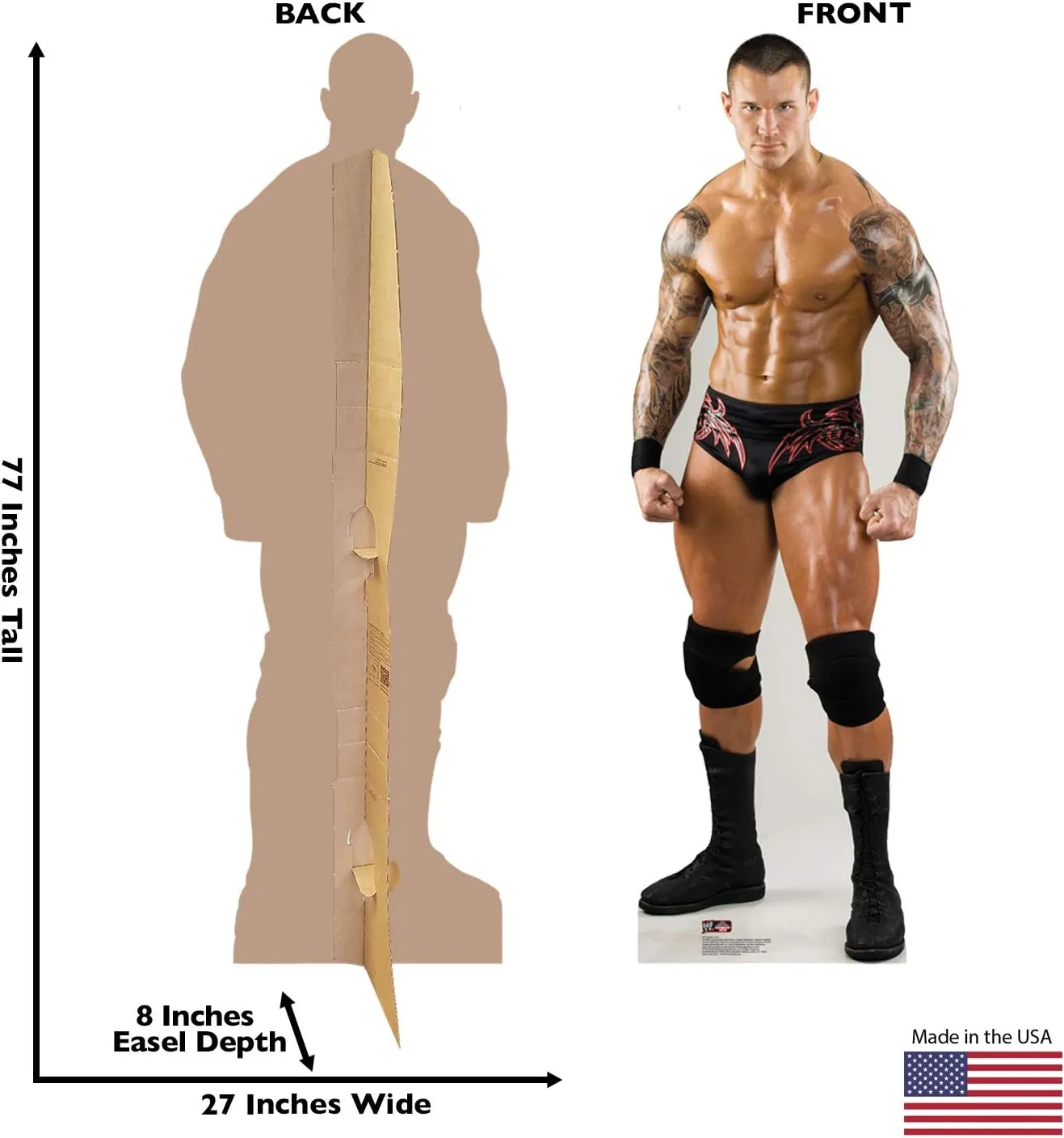 Cardboard People Randy Orton Life Size Cardboard Cutout Standup - WWE