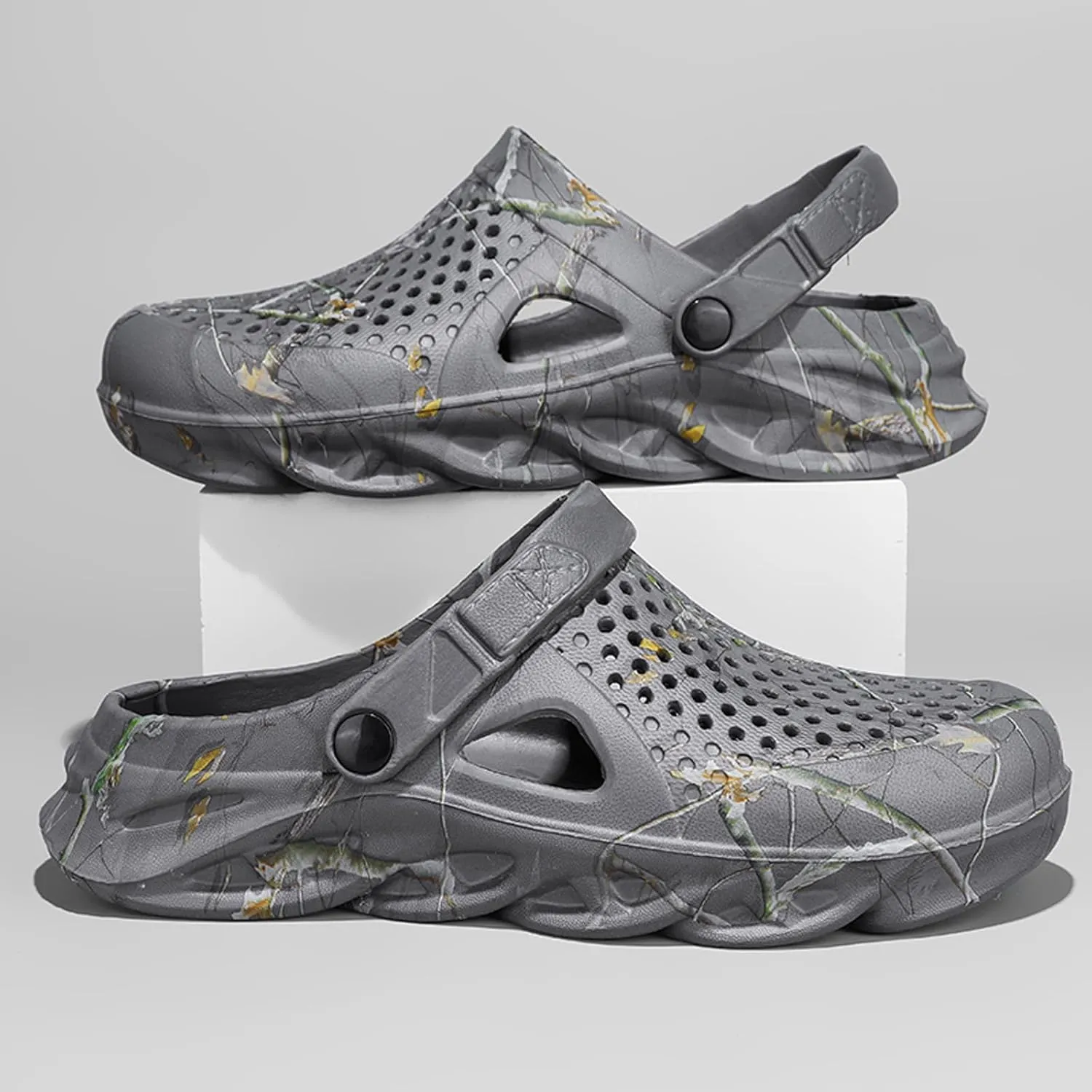 CERYTHRINA Men Garden Clogs Shoes Slippers: Lightweight Casual - Slip On Sandals for Outdoor Summer Beach Walking
