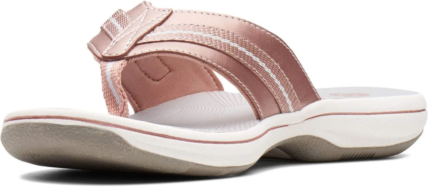 Clarks Unisex Brinkley JazzH Sneaker, Rose Gold, 0 US Women