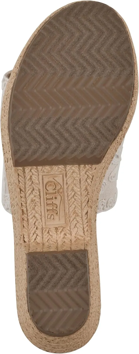 CLIFFS BY WHITE MOUNTAIN Women's Biancia Platform Slide Sandal