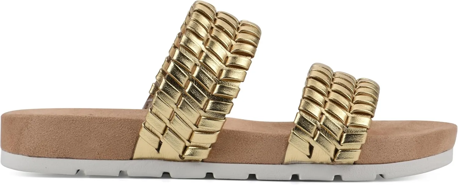 CLIFFS BY WHITE MOUNTAIN Women's Thankful Slide Sandal